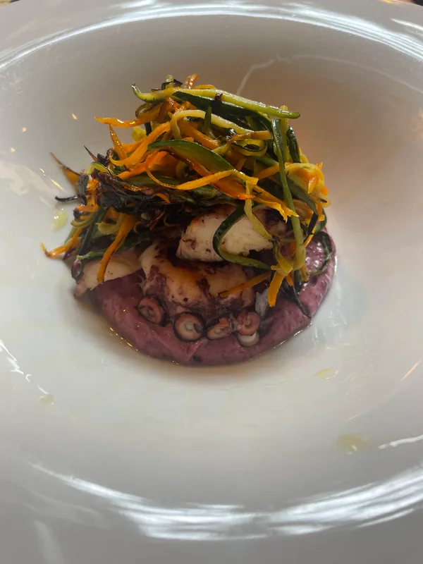 Polpo con verdure