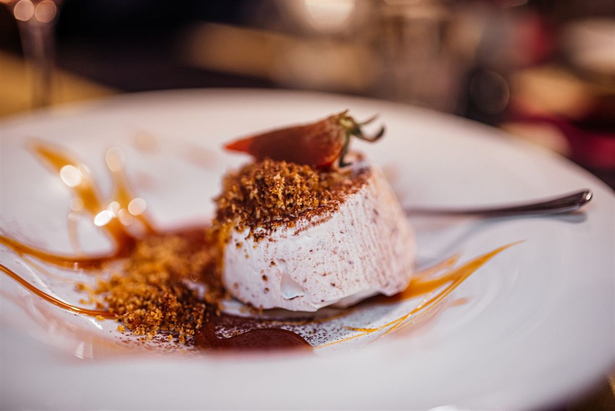 Ein hausgemachtes Dessert