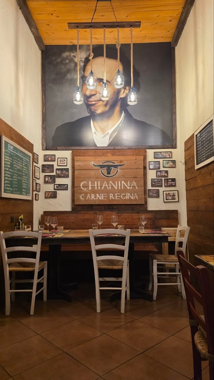Sala interna della Locanda Antichi Sapori a Genova